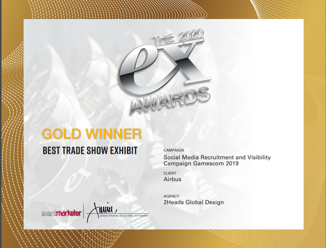 Gold Ex Awards Certificate 2020